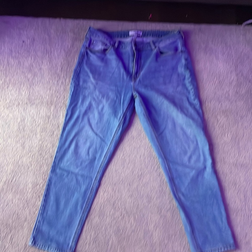 W Fashion Nova Sz 14 Blue Jeans